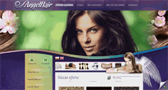 Desktop Screenshot of angelhair.pl